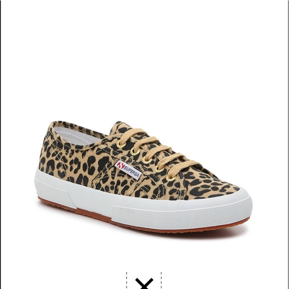 leopard print superga